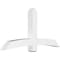 Ekena Millwork Bellingham Architectural Grade PVC Gable Bracket, 72"W x 36"H x 6"D x 6"F, 12/12 Pitch GBP072X36X0606BEL00 - alternate 1